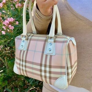 Authentic pink Burberry nova speedy